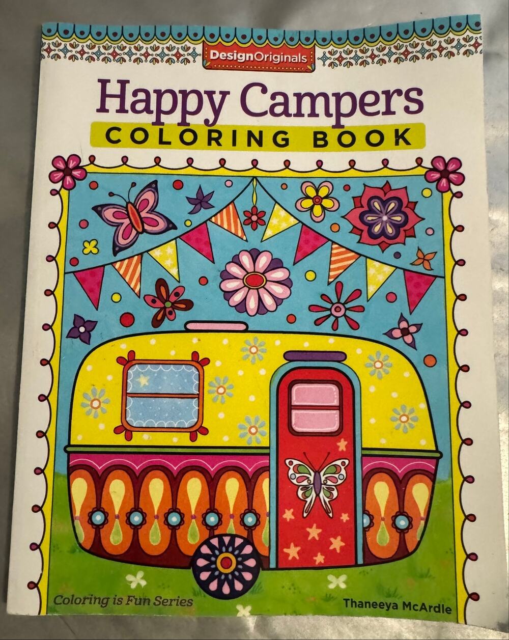 Happy Campers Coloring Book Retro Campers - Brand new!